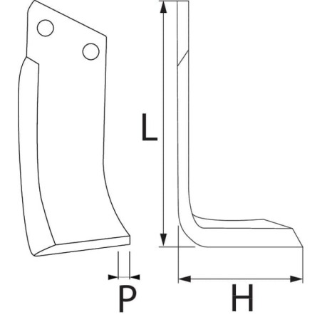 Fräsmesser R. Maletti - RB0100079