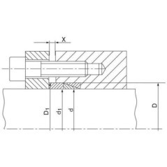 RFN800619X24 Ringfeder, Befestigungselemente 