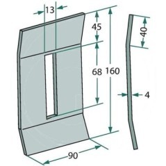 Scraper tooth packer - RF23748