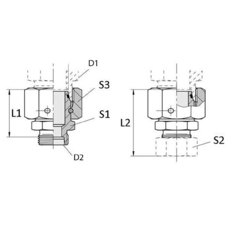 Coupling 38S 12S - REDVD3812S