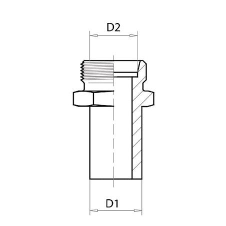 Coupling 15L 8L - REDV158L