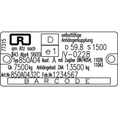 RO850A0432C Rockinger, Detachable 