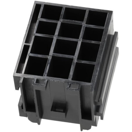 Mini relay socket with bracket, 5 x 6.3 mm4 x 2.8 mm, with extension socket - RL990451