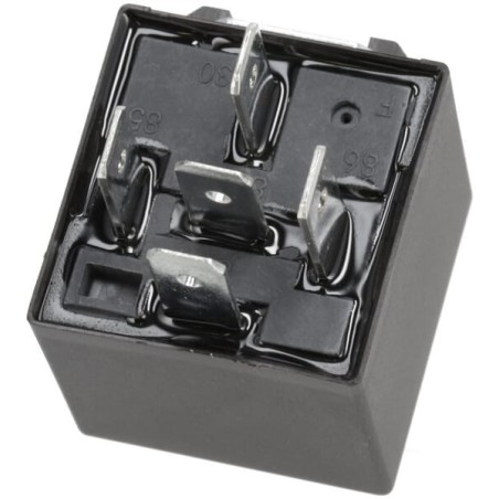 Mini relay 12V, double make contact, 2x20A, with holder - RL1122A3