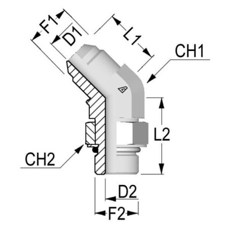 Winkelkupplung 45 - RIU4521