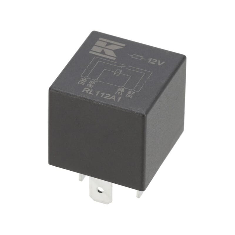 Mini relay 12V, normally open, 40A, without holder - RL112A1 Mini relay 12V, normally open, 40A, without holder - RL112A1
