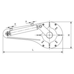 Doppeltwirkende hydraulische Automatisierung 4 Zoll-6 Zoll KARBON - RIV173406
