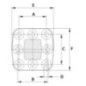 Towing eye ball coupling 80mm - ROE59339 Towing eye ball coupling 80mm - ROE59339