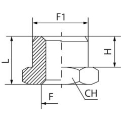 RMF1214P Kramp, Brass 