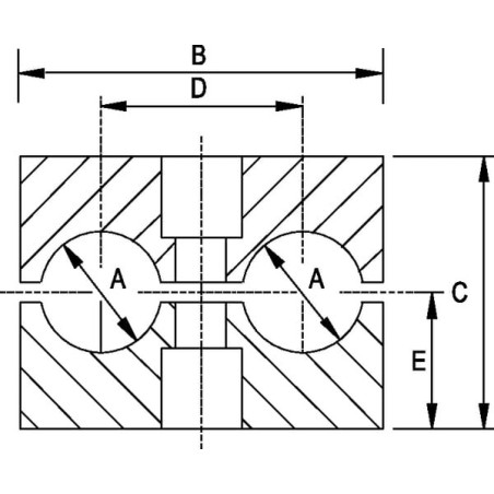 Pipe clamp complete 22x22 1 - RS32222P001