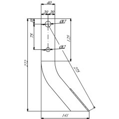 Fräshaken Hartmetall - RRT4010A