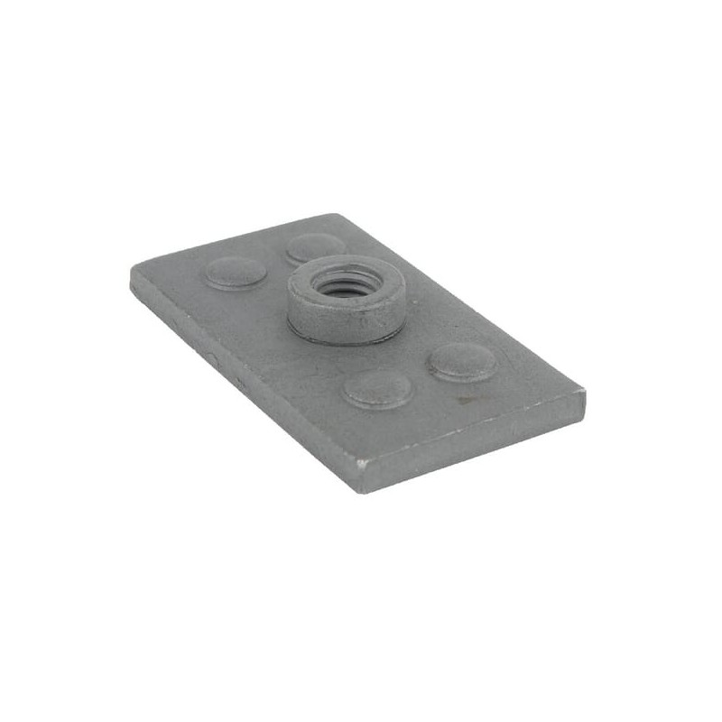 Weld-on plate double GR.3 - RS9323 Weld-on plate double GR.3 - RS9323