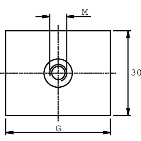Weld-on plate double GR.3 - RS9323