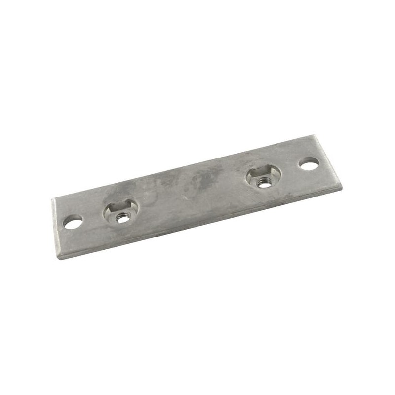 Two hole plate S.S. Gr.5 - RS9415RVS Two hole plate S.S. Gr.5 - RS9415RVS
