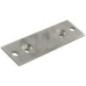 Two hole plate S.S. Gr.5 - RS9415RVS Two hole plate S.S. Gr.5 - RS9415RVS