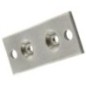Schraubplatte einfach V2A Gr. 2 - RS9412RVS Schraubplatte einfach V2A Gr. 2 - RS9412RVS