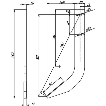 Fräshaken aufgeschweißt - RRT3700