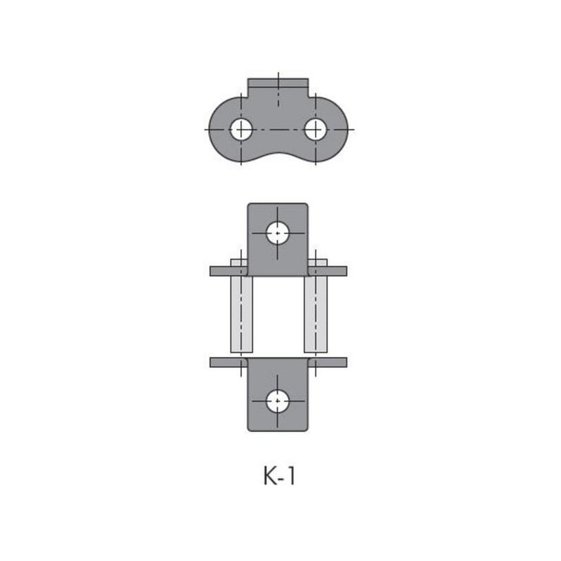 Connection link with clip K-1 - RS12B1SK1