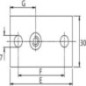 Schraubplatte einfach V2A GR.0 - RS9410RVS Schraubplatte einfach V2A GR.0 - RS9410RVS
