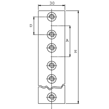 Weld-on plate RS1-516/10 - RS9623