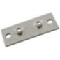 Two hole plate S.S. Gr.4 - RS9414RVS Two hole plate S.S. Gr.4 - RS9414RVS