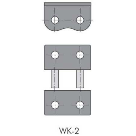 Connection link with clip WK-2 - RS10B1SWK2