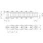 ASA 100 HT roller chain - RS100HT