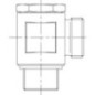 Angled banjo coupling - RSWS10LR38WD