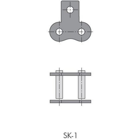 Connection link with clip SK-1 - RS10B1SSK1
