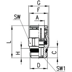 Szybkozłącze proste - S65101012
