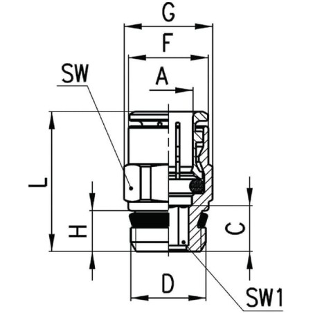 Steckverschraubung - S6510414