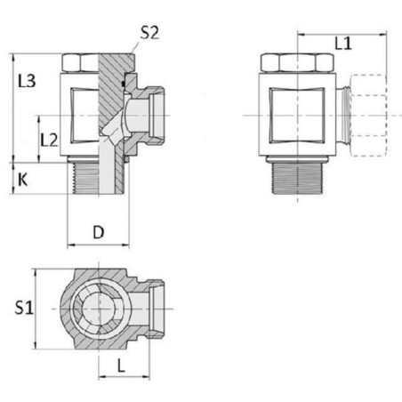 Banjo coupling 10S R3/8 - RSWV10SR38