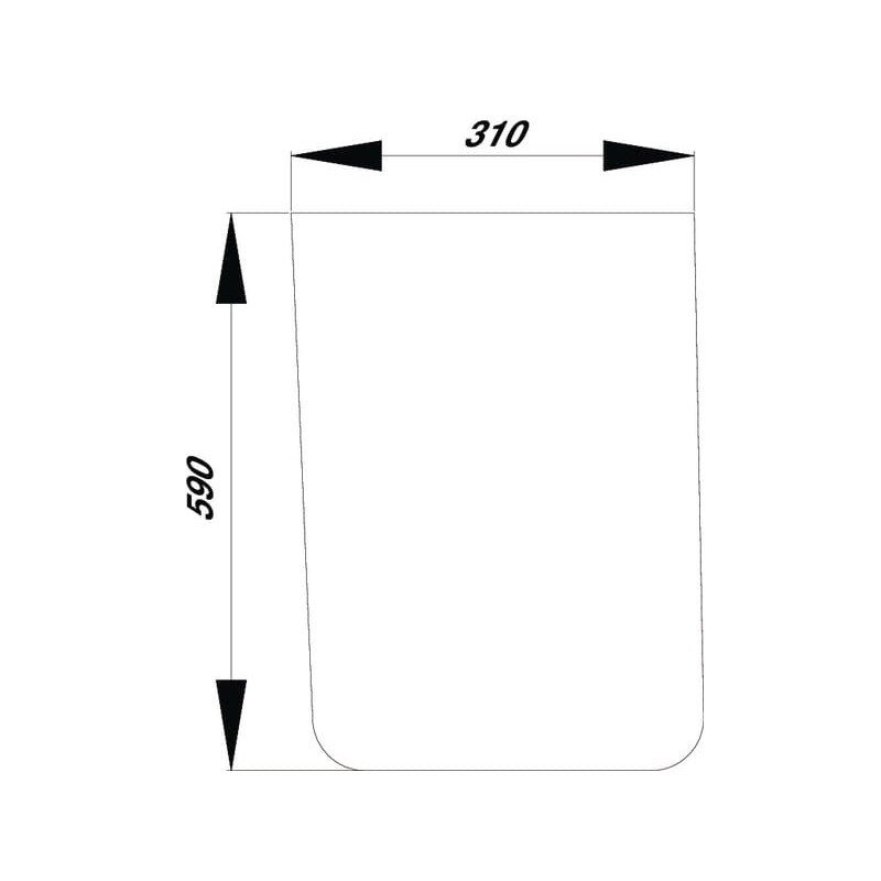 Windscreen lower - RT6005010160 Windscreen lower - RT6005010160