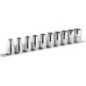 Socket set 8pc 1/2mm rack - S40E Socket set 8pc 1/2mm rack - S40E
