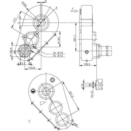 Getriebe 10,91 - RT43055