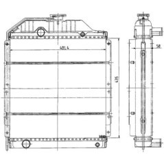 RT7700047575N Unbranded, Radiator 