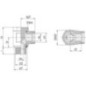 Angled banjo coupling - RSWS20SR34WD
