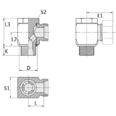 RSWS20SR34WD Voss, 90° 