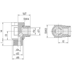 RSWS8SM14 Voss, 90° 