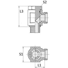 RSWS8SM14 Voss, 90° 