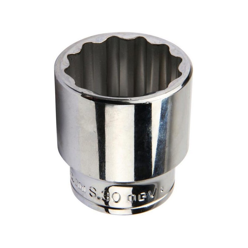 Socket 1/2 inch 12-pt 30mm - S30
