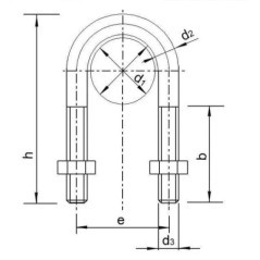 Pipe bracket 4 inch - RUBZ100120