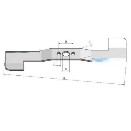 Rasenmähermesser Sabo - SAA34454