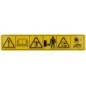 Warnaufkleber, Benzinmäher - SA37528 Warnaufkleber, Benzinmäher - SA37528