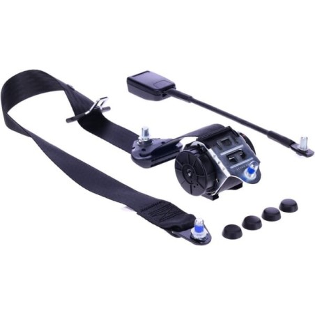 Retracting black seat belt 3 points - SB6001223