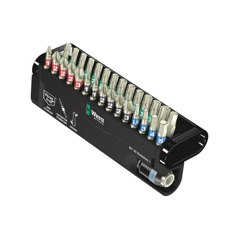 Bits-Satz BC Edelstahl / 30 - SC071109