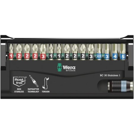 Bits-Satz BC Edelstahl / 30 - SC071109