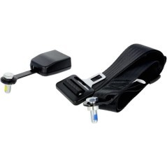 Static black seat belt 2 points - SB1000298