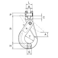 Safety hook 2T - SC78