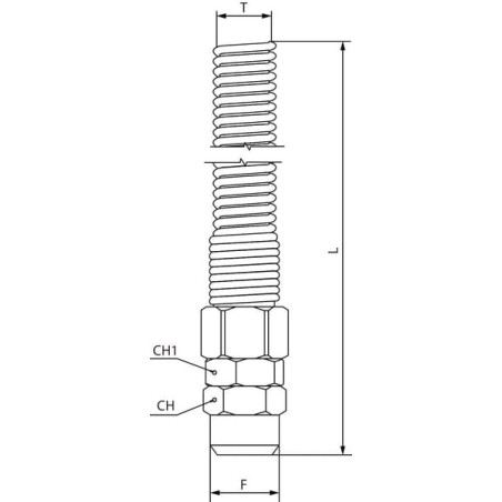 Straight push-on coupler - SCPOT614SP
